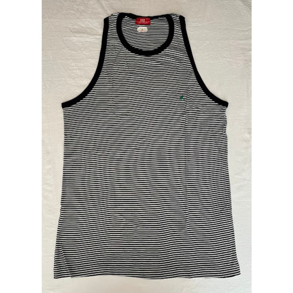 NWT JIL Egypt Navy Blue Stripe Tank Size XL
